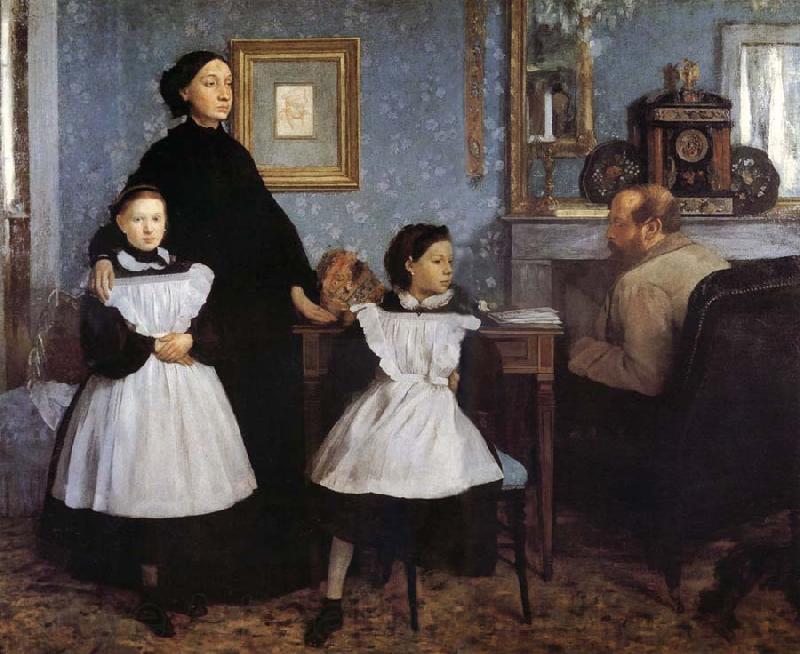 Edgar Degas Belury is family Norge oil painting art
